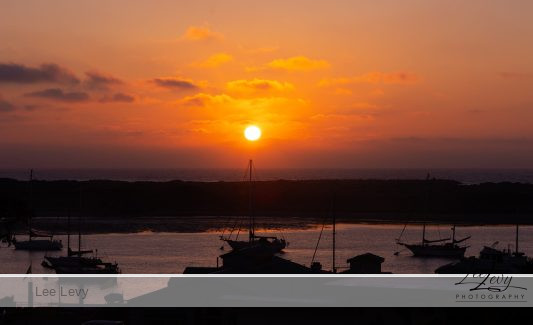 Sunset over the Harbor