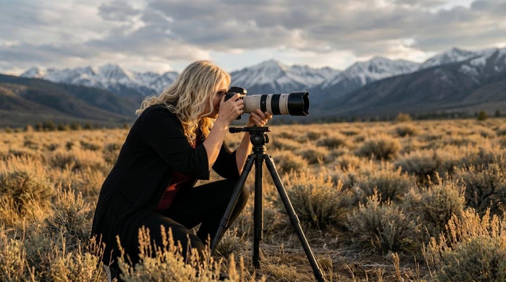 Lee Levy in the field