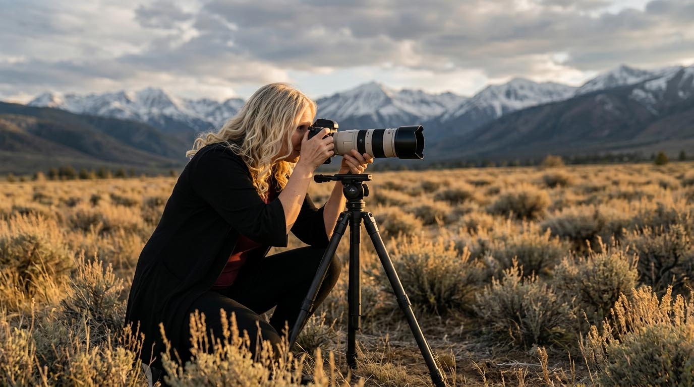 Lee Levy in the field